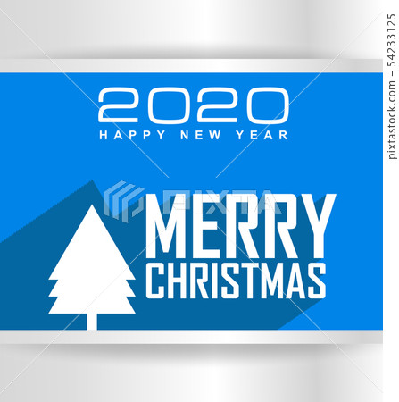 Happy New Year 2020, merry christmas. Happy New Year 2020, merry christmas. 54233125