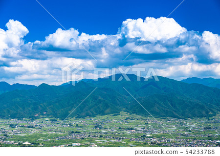 《Yamanashi Prefecture》Clouds and summer sky 《Yamanashi Prefecture》Clouds and summer sky 54233788