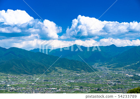 《Yamanashi Prefecture》Clouds and summer sky 54233789