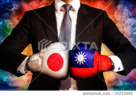 diplomatic and business  Concept  between Taiwan 54233885