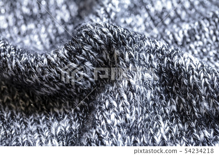 Black and white marbled knit background Black and white marbled knit background 54234218