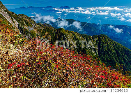 Nanakado水果和Myoko / Tatsumi遠離Kashima-Sugagatake山脊線的遠景 54234613