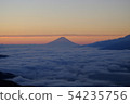 Mt. Fuji and the sea of clouds at dawn 54235756