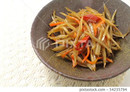 Kinpira burdock, stir-fried vegetables 54235794