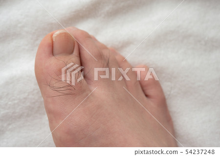 Men's toe hair removal before image Men's toe hair removal before image 54237248