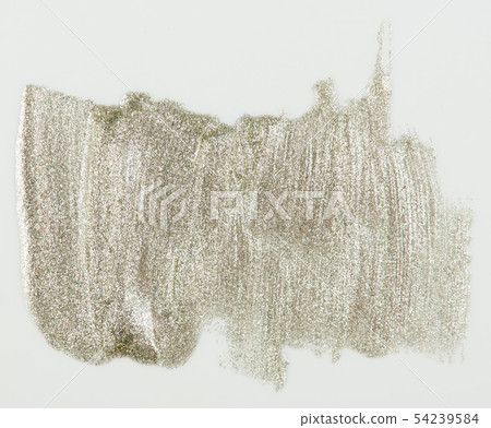 Silver color paint stain isolated Silver color paint stain isolated 54239584