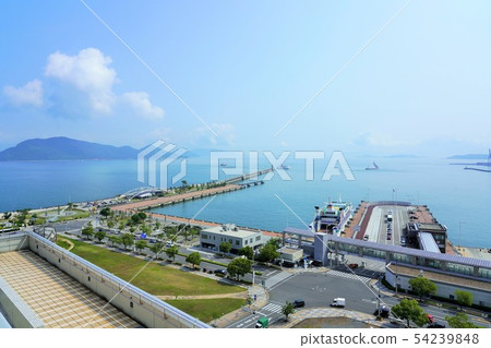 Megijima and Takamatsu Port Megijima and Takamatsu Port 54239848