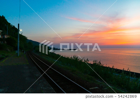 Landscape Story JR Shimogaki Station (Shikoku, Ehime Prefecture) Landscape Story JR Shimogaki Station (Shikoku, Ehime Prefecture) 54242869