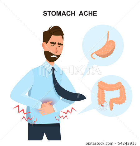 man touching his belly. he get sick about stomach man touching his belly. he get sick about stomach 54242913