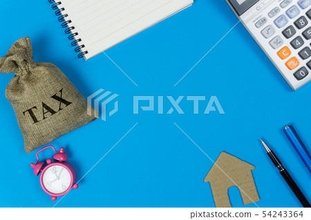 Business and financial concept. Flat lay, top view 54243364