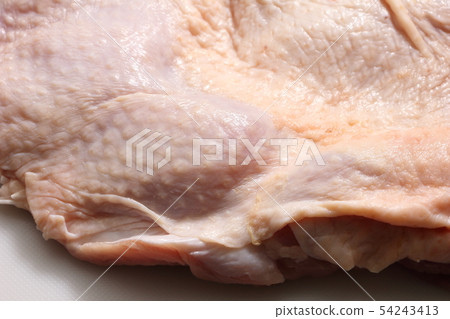 Chicken skin portion (chicken skin), raw Chicken skin portion (chicken skin), raw 54243413