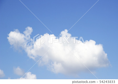 Blue sky and white clouds,Soft white clouds 54243833