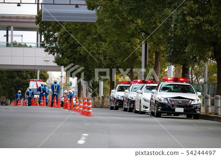 Police car police officer 54244497