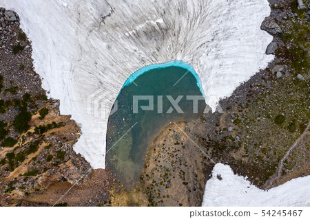 Hakusan Snowy Season Yuigaike Aerial Hakusan Snowy Season Yuigaike Aerial 54245467