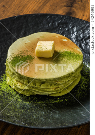 Matcha Pancake Japanese Style (Powder Green Tea) Pancake 54246992