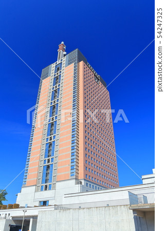 [Gunma] Gunma Prefectural Office New Government Building under sunny weather 54247325