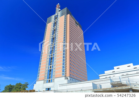 [Gunma] Gunma Prefectural Office New Government Building under sunny weather 54247326
