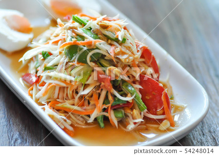 spicy salad, som tam or spicy salad 54248014