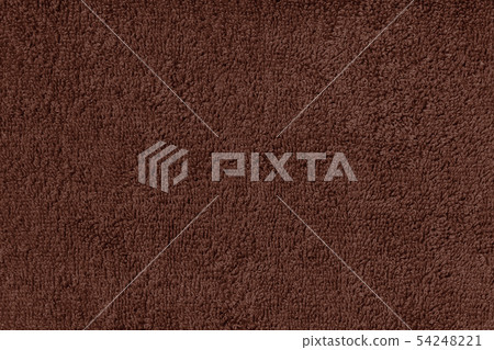 Dark brown terry towel background 54248221