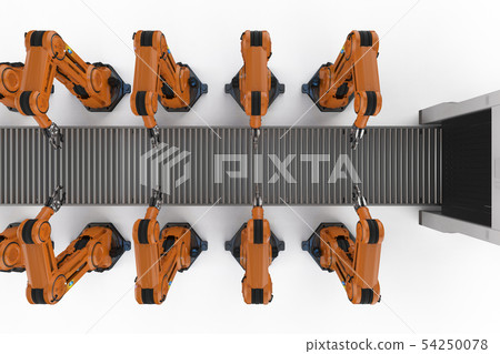 Automation factory concept Automation factory concept 54250078