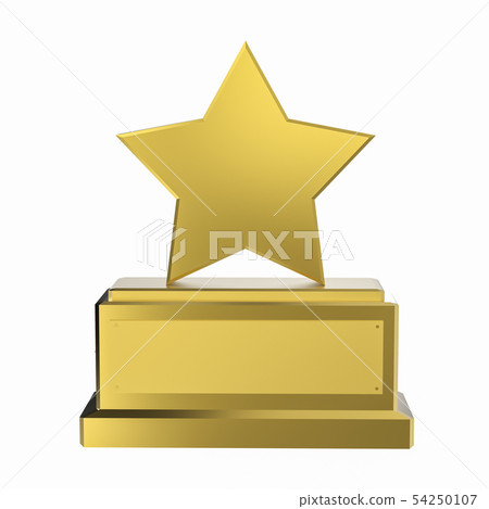 Gold star trophy Gold star trophy 54250107