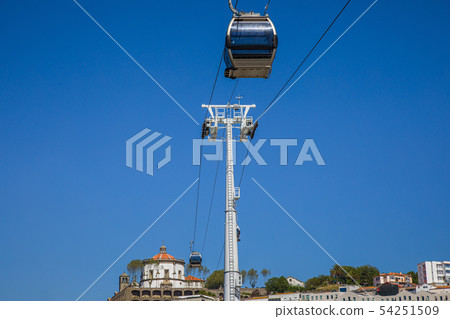 Tourist cable car Teleferico de Gaia in Porto, 54251509
