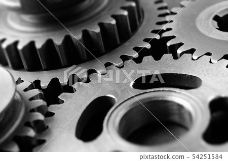 perspective view of industrial engine gear wheel perspective view of industrial engine gear wheel 54251584