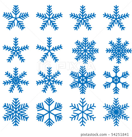 Snowflake icons kit. Snowflake icons kit. 54251841