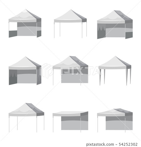 Download Set Canopy Shed Overhang Awning Mockup Set Stock Illustration 54252302 Pixta