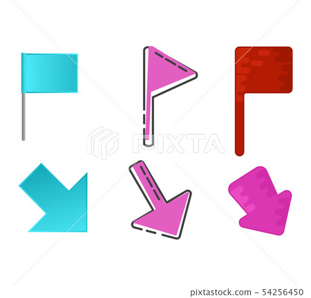 Map pointer vector location pin marker sign... - Stock Illustration ...