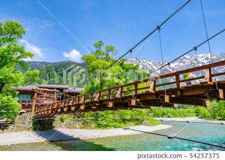 新鮮的綠色Kamikochi Kappabashi 54257375