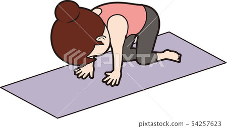 Frustrated woman yogi 54257623