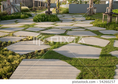 Texture or pattern of paving walkway. Texture or pattern of paving walkway. 54260257