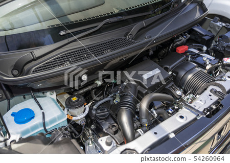 一輛新車的引擎室 一輛新車的引擎室 54260964