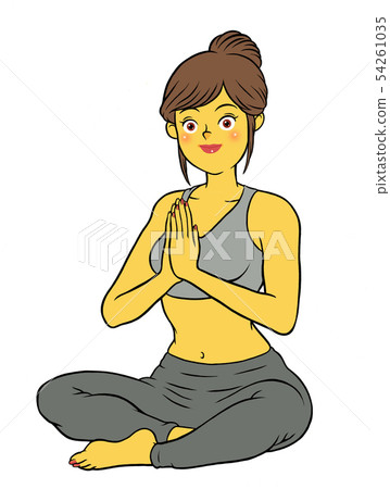 瑜伽教練女人 54261035