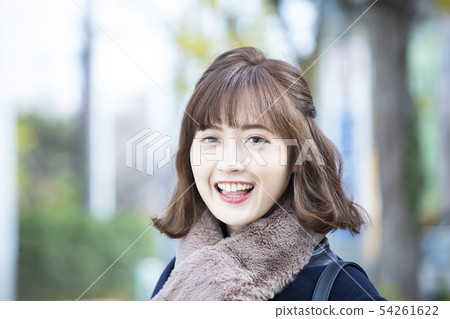 圍巾外套女人冬天 54261622