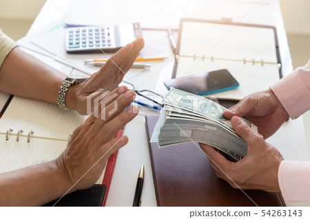 Business and finance concept, Hand of a Business and finance concept, Hand of a 54263143