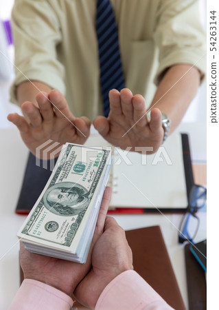 Business and finance concept, Hand of a Business and finance concept, Hand of a 54263144