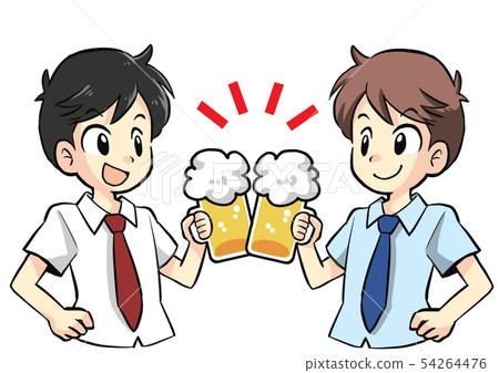 敬酒的商人 54264476