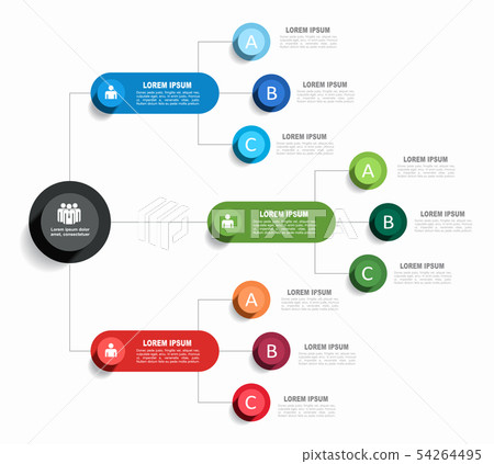 Infographic design template with place for your data. Vector illustration. 54264495