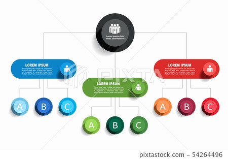 Infographic design template with place for your data. Vector illustration. 54264496