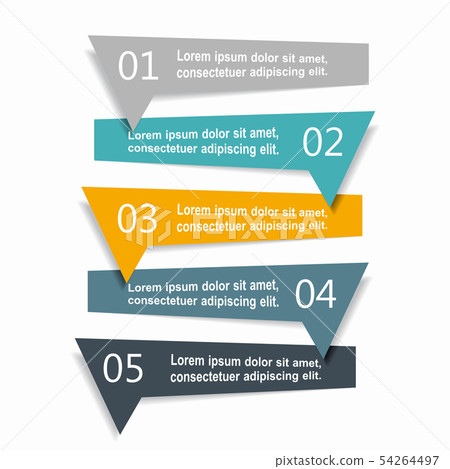 Infographic design template with place for your data. Vector illustration. 54264497