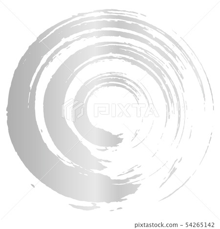 Background illustration of a circle drawn with a brush 54265142