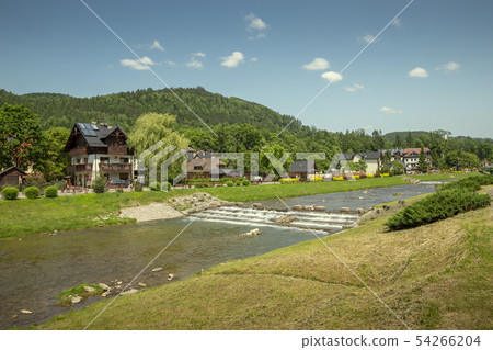 Szczawnica health resort in Pieniny mountains, 54266204