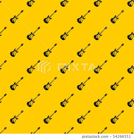 Classical electric guitar pattern vector Classical electric guitar pattern vector 54266551