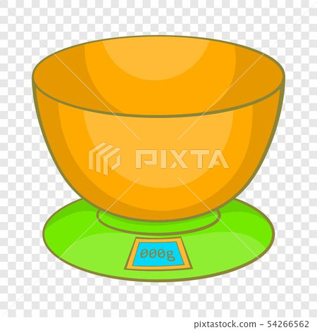 Kitchen scales icon, cartoon style - Stock Illustration [54266562] - PIXTA