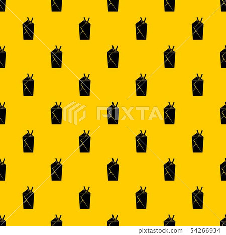 Chinese food box pattern vector 54266934