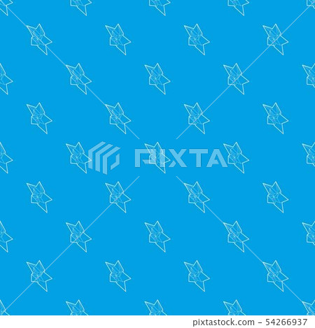 Star pattern vector seamless blue 54266937
