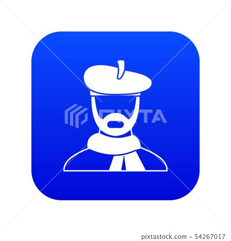 Artist icon digital blue 54267017