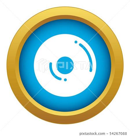 Candy donut icon blue vector isolated Candy donut icon blue vector isolated 54267088